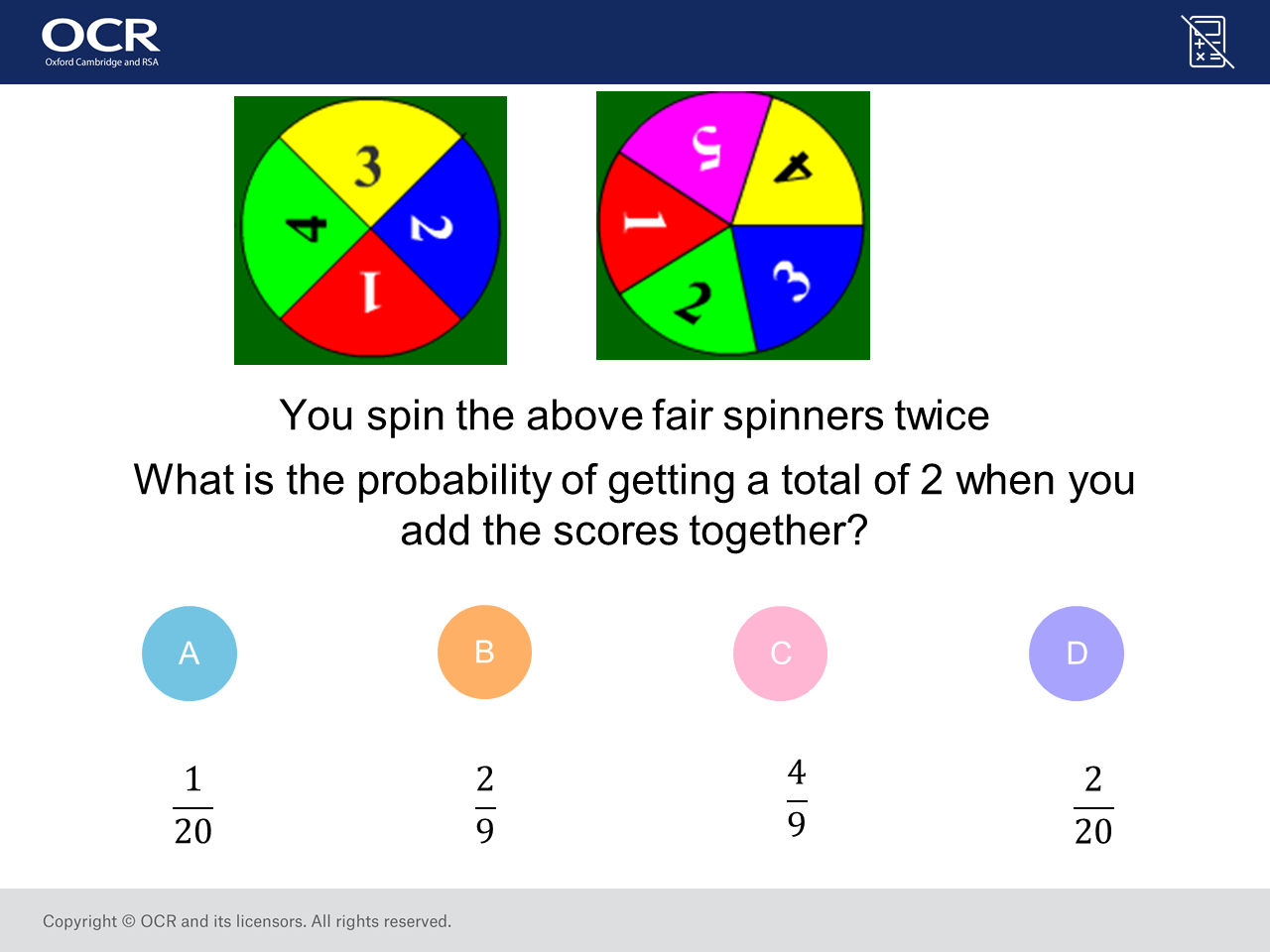 maths assignment on probability